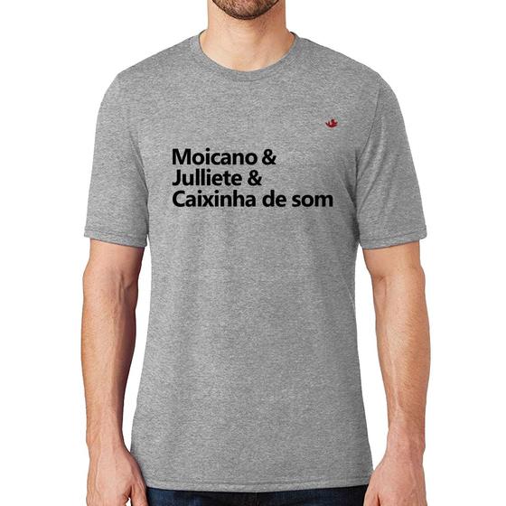 Imagem de Camiseta Moicano & Julliete & Caixinha de Som - Foca na Moda