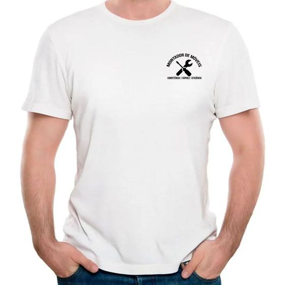 Imagem de Camiseta montador de móveis uniforme trabalho profissional