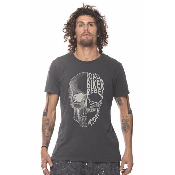 Imagem de Camiseta Mormail Motor Sports Skull CInza