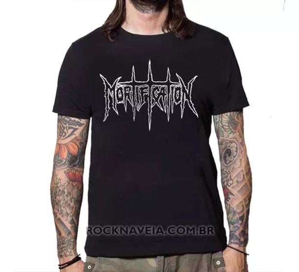 Imagem de Camiseta Mortification - Camisa 100% Algodão Banda Rock