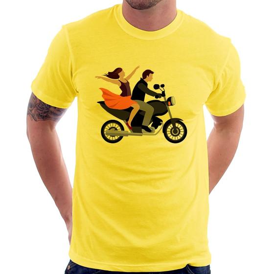 Imagem de Camiseta Moto Casal - Foca na Moda