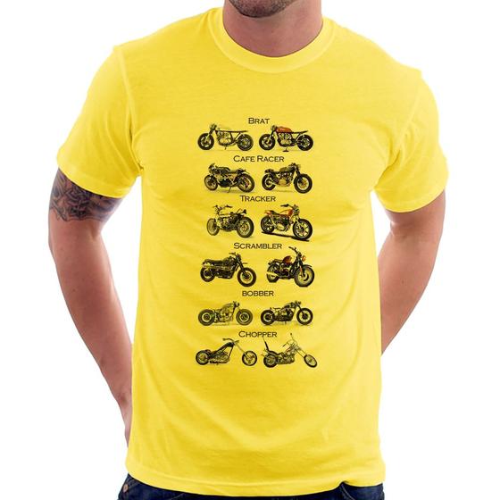 Imagem de Camiseta Moto Custom Types - Foca na Moda