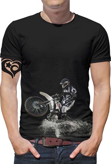 Imagem de Camiseta Motocross Trilha PLUS SIZE enduro Masculina Roupa S