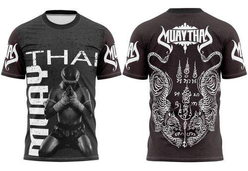 Imagem de Camiseta Muaythai Treino Motivação Camisa Dias De Luta Dias De Gloria