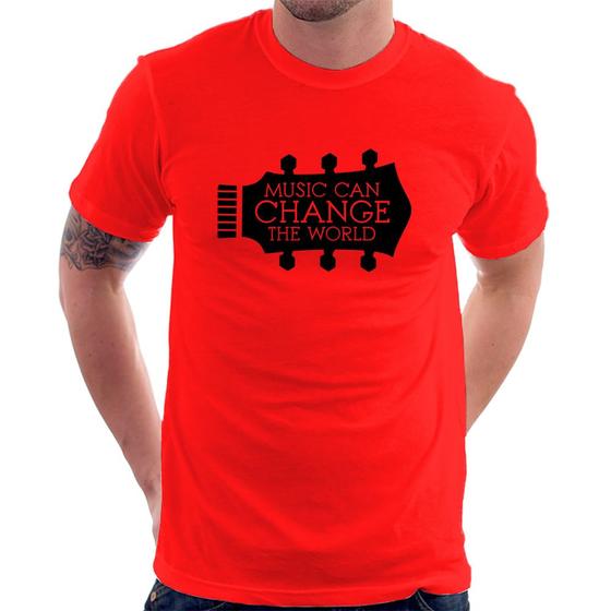 Imagem de Camiseta Music Can Change The World - Foca na Moda