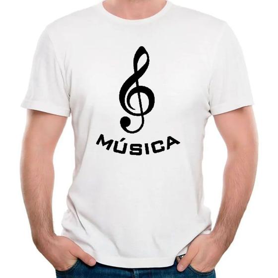 Imagem de Camiseta música camisa nota música art astista