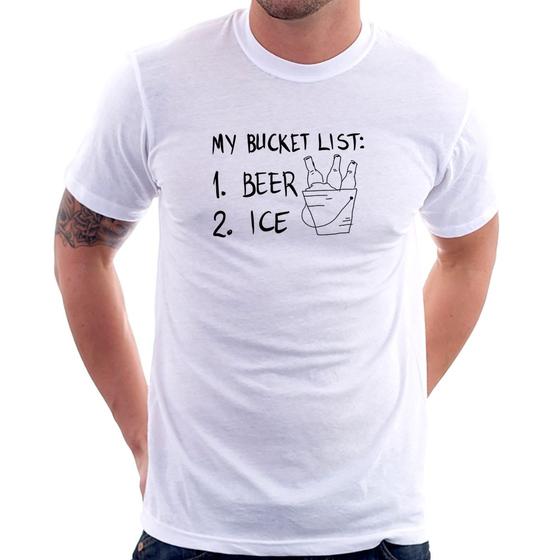 Imagem de Camiseta My bucket list - Foca na Moda