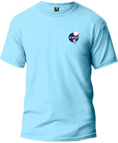 Imagem de Camiseta Nasa Asronauta Classic Básica Malha Algodão 30.1 Masculina e Feminina Manga Curta