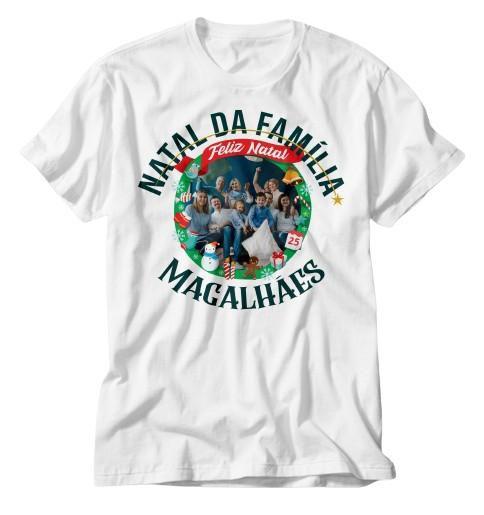 Imagem de Camiseta Natal Em Familia Personalizado c/ Nome