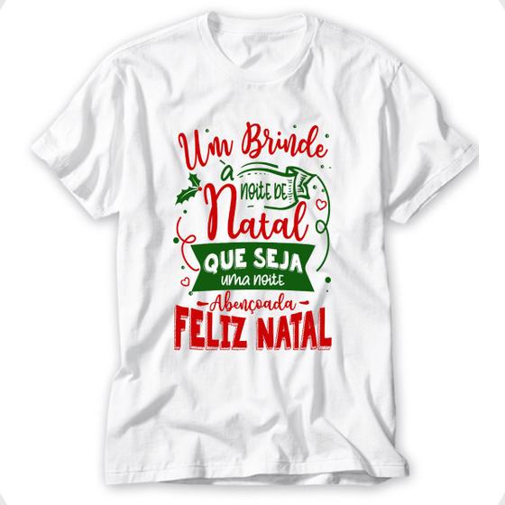 Imagem de Camiseta Natal família camisa papai noel blusa feliz natal