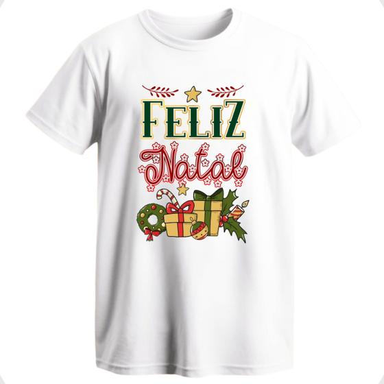 Imagem de Camiseta Natal familia paz amo prosperidade união gratidão