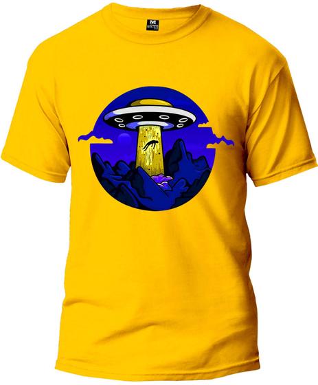 Imagem de Camiseta Nave Abdução Adulto Camisa Manga Curta Premium 100% Algodão Fresquinha