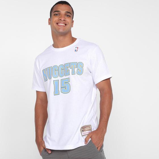 Camiseta NBA Denver Nuggets Mitchell & Ness Anthony 15 Masculina Menor preço em Camiseta NBA Denver Nuggets Mitchell & Ness Anthony 15 Masculina