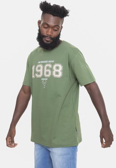 Imagem de Camiseta NBA Founded In Milwaukee Bucks Verde Militar
