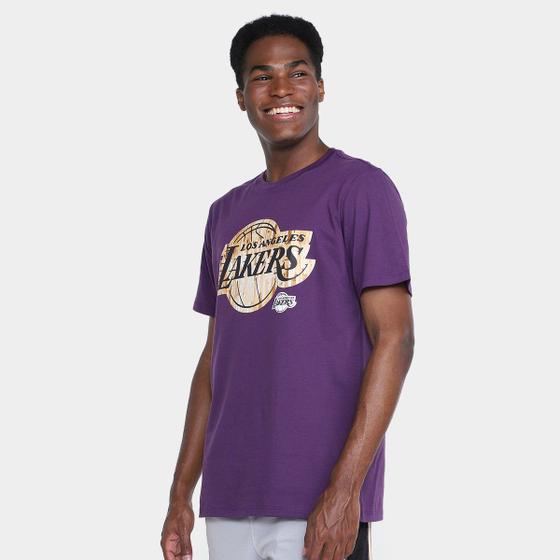 Imagem de Camiseta NBA Los Angeles Lakers Wood Court Masculina