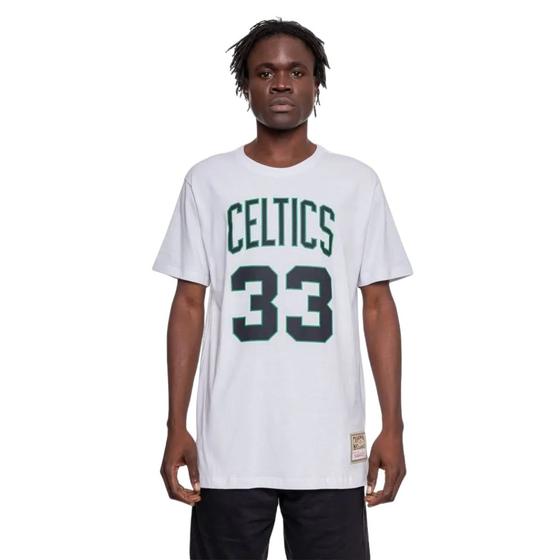 Imagem de Camiseta NBA Mitchell &amp Ness Celtics Larry Bird - Branca