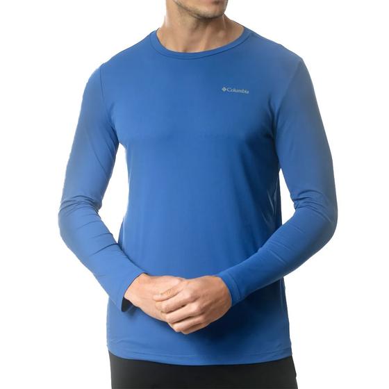 Imagem de Camiseta Neblina Masculina M/L Azul  - Columbia