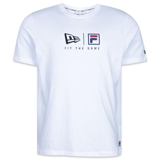 Imagem de Camiseta New Era Colaboracao New Era x Fila Logos