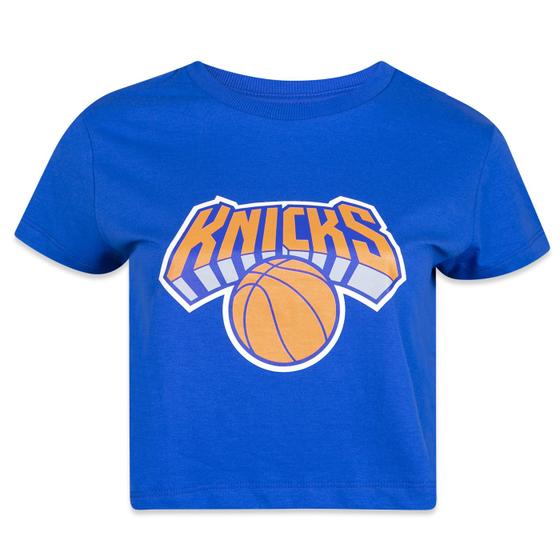 Imagem de Camiseta New Era Feminina Cropped New York Knicks