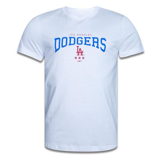 Imagem de Camiseta New Era Feminina Regular MLB Los Angeles Dodgers Manga Curta Branca Branco