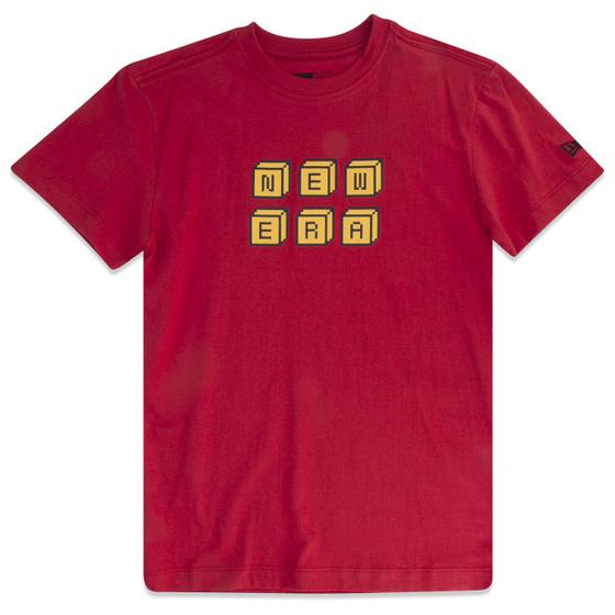 Imagem de Camiseta New Era Infantil Regular Tecnologic Manga Curta Vermelha Vermelho