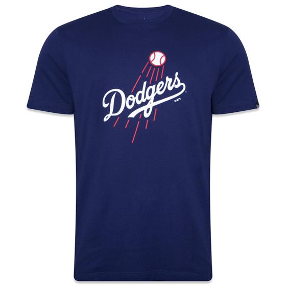 Camiseta New Era Regular MLB Los Angeles Dodgers Core Manga Curta Azul Royal Royal Menor preço em Camiseta New Era Regular MLB Los Angeles Dodgers Core Manga Curta Azul Royal Royal