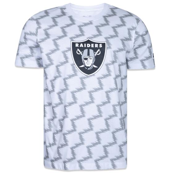 Imagem de Camiseta New Era Regular NFL Las Vegas Raiders World Manga Curta Branco