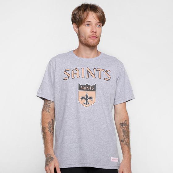 Imagem de Camiseta NFL New Orleans Saints Mitchell & Ness Masculina
