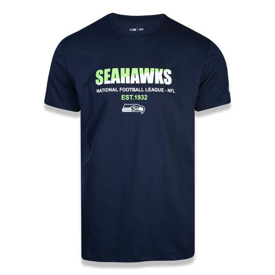 Imagem de Camiseta nfl seattle seahawks core two colors marinho marinho
