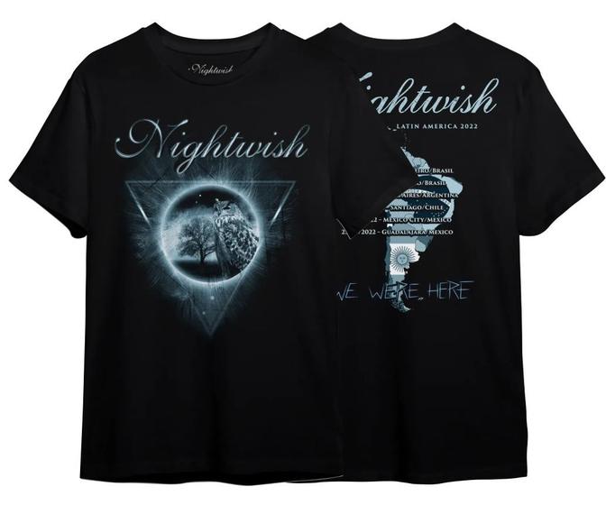 Imagem de Camiseta Nightwish Owl La Tour 22  - TOP