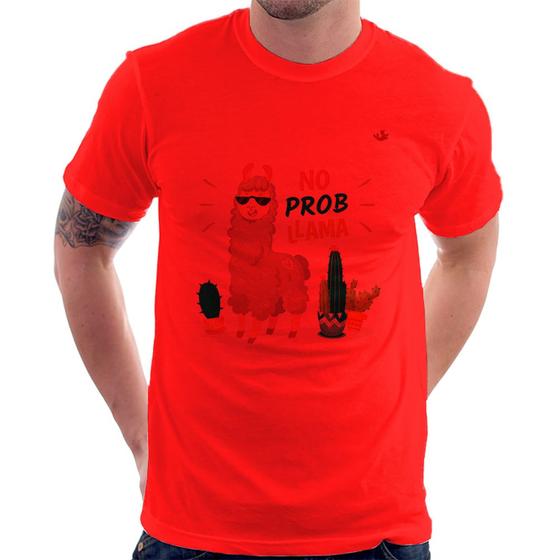 Imagem de Camiseta No prob llama - Foca na Moda