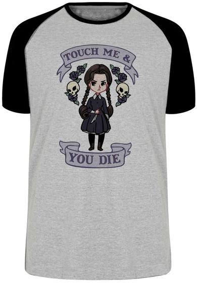 Imagem de Camiseta No Touch me  Blusa Plus Size extra grande adulto ou infantil