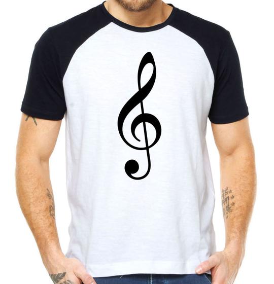 Imagem de Camiseta nota musical musico violão camisa