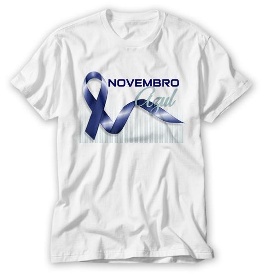 Imagem de Camiseta novembro azul camisa eu apoio essa causa