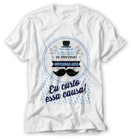 Imagem de Camiseta novembro azul um homem de verdade se previne