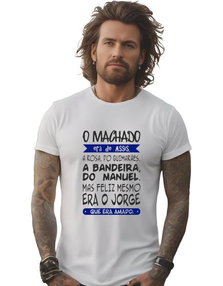 Imagem de Camiseta O machado era de Assis. A rosa, do Guimarães M28