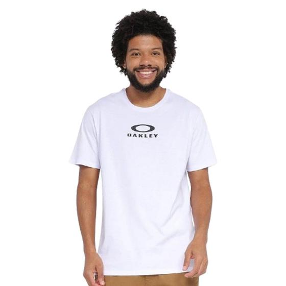 Imagem de Camiseta Oakley Bark New Tee - Branco/Preto