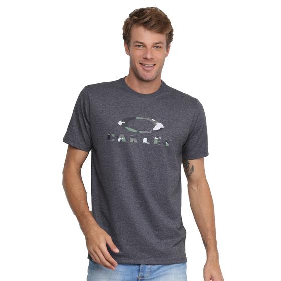 Camiseta Oakley Mod Camo SS Masculina - Chumbo Menor preço em Camiseta Oakley Mod Camo SS Masculina - Chumbo