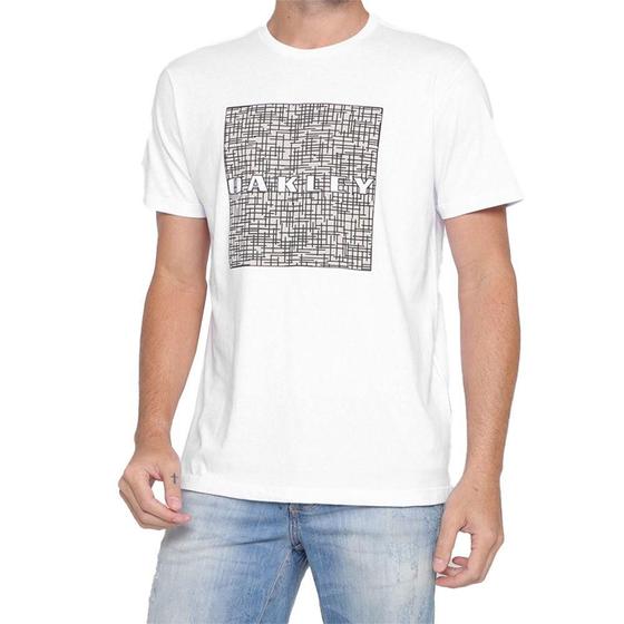 Imagem de Camiseta Oakley Mythologies Logo Masculina Branco