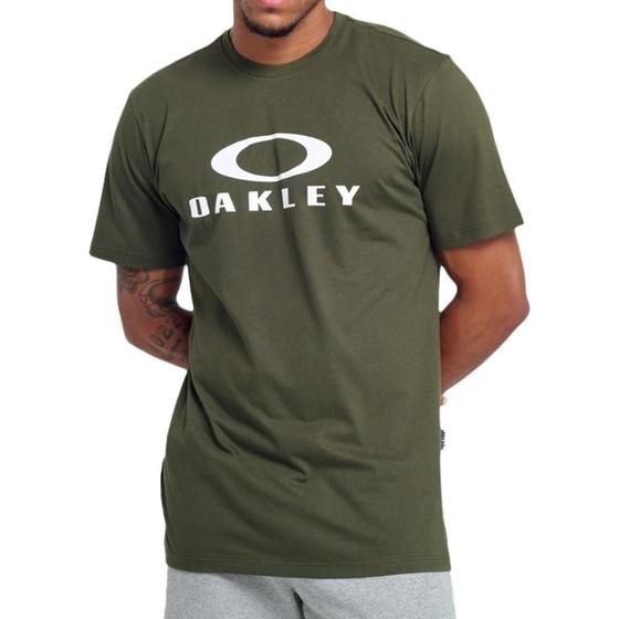 Camiseta Oakley O-Bark SS Masculina WT23 Herb Menor preço em Camiseta Oakley O-Bark SS Masculina WT23 Herb