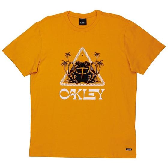 Imagem de Camiseta Oakley Psy Frog Triangle W24 Masculina Amber Yellow