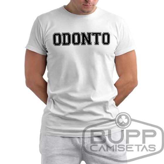 Imagem de Camiseta Odonto Camisa Odontologia Pronta Entrega Varias Cores 100% Algodão Faculdade Curso
