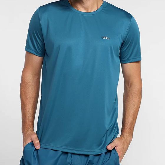 Imagem de Camiseta Olympikus Essential Masculina - Azul Petróleo