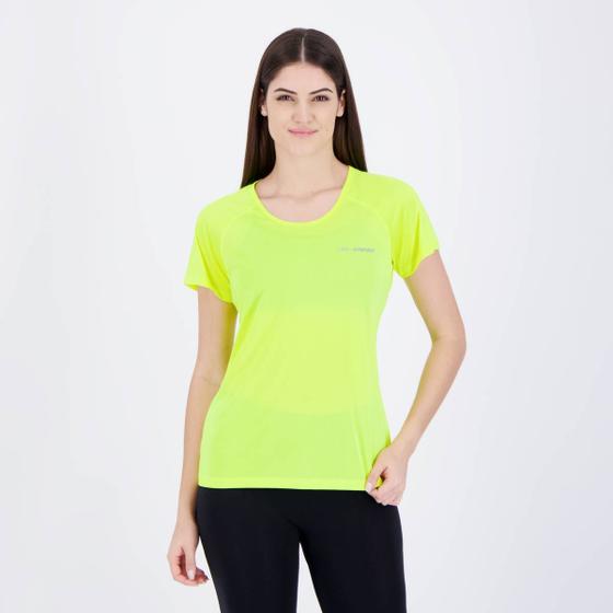 Imagem de Camiseta Olympikus Runner 2.0 Feminina Amarelo Neon