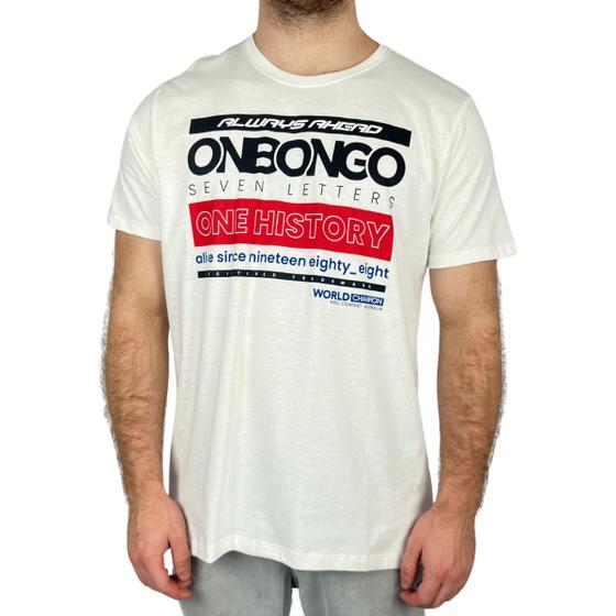 Imagem de Camiseta Onbongo Estampada Boni Branco