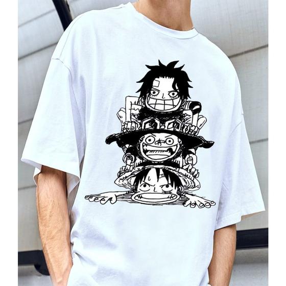 Imagem de Camiseta One Piece Sabo Ace Luffy
