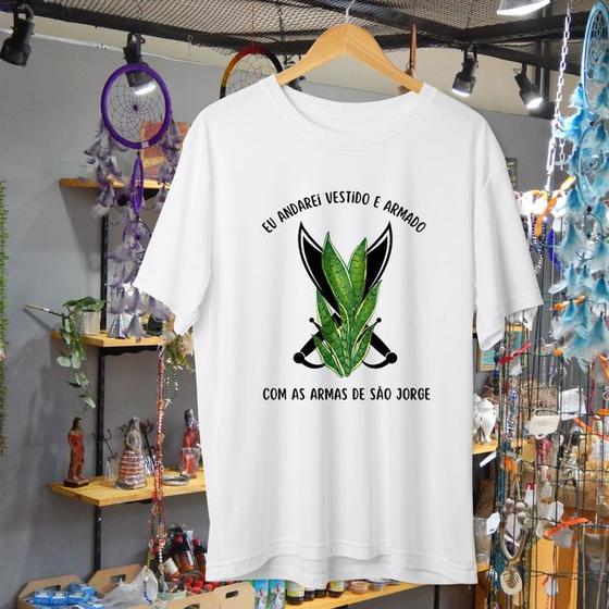Imagem de Camiseta Oração São Jorge - Umbanda Candomblé - Unissex