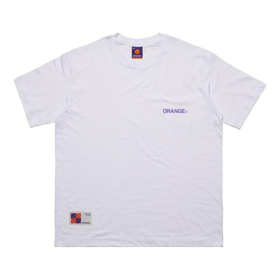 Imagem de Camiseta Orange Smile Oversized - Branco