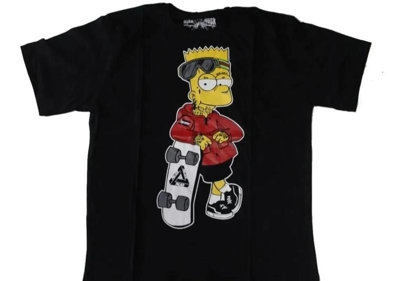 Imagem de Camiseta Os Simpsons Bart Blusa Adulto Unissex Mr1196 BM