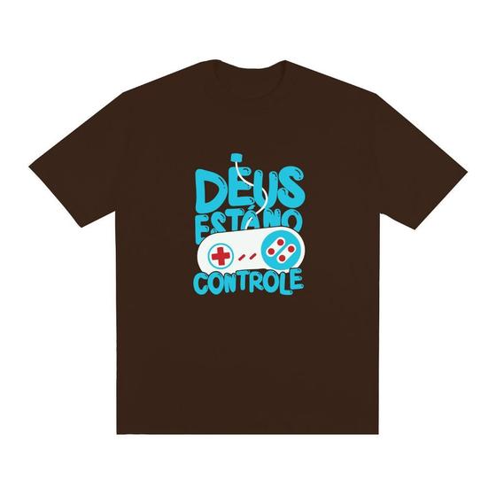 Imagem de Camiseta Oversized Basic Deus No Controle V2